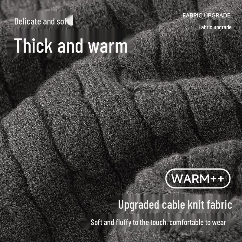 Fingercroxx Pullover mit halbem Reißverschluss im japanischen Stil