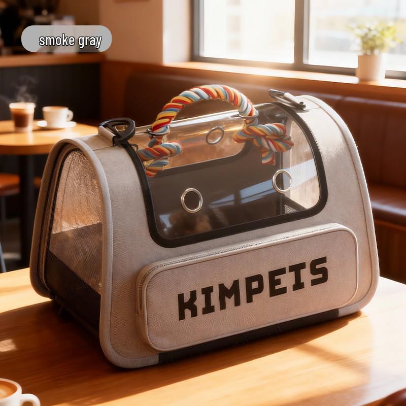 Przenośny plecak dla kota z przezroczystą osłoną kosmiczną do podróży