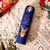 Stainless Steel Bouncing Straw Thermos Cup Vacuum Flask Insulated Water Bottles Christmas Elk Santa Cups Gifts for Kid Drinkware