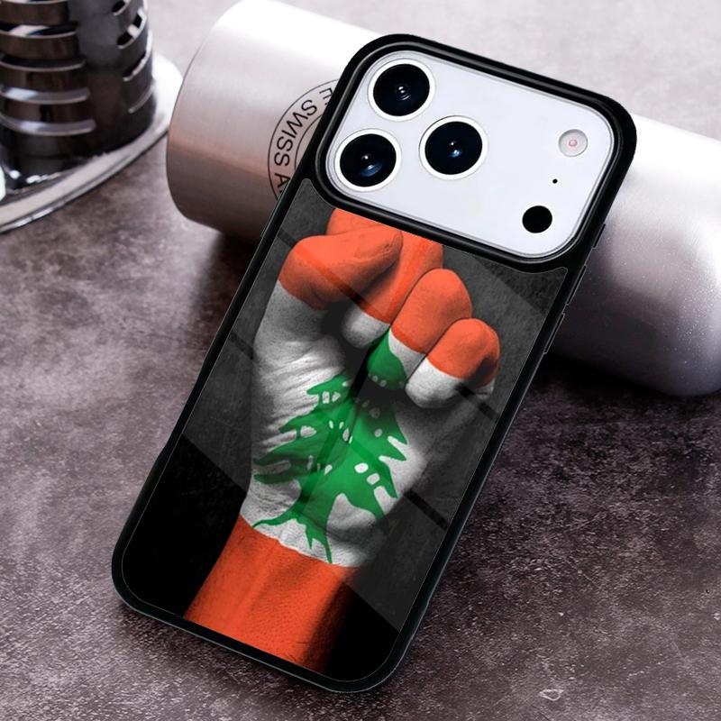 Coque de téléphone Drapeau du Liban pour iPhone 17 16 15 Pro Max Air 14 13 12 11 Plus Housse Capa antichoc