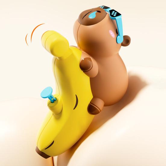 Water Squirter Toy Kids Cartoon Capybara Sprayer for Bath Pool Water Fight Fun Summer Outdoor Play Shooter for Toddlers Children