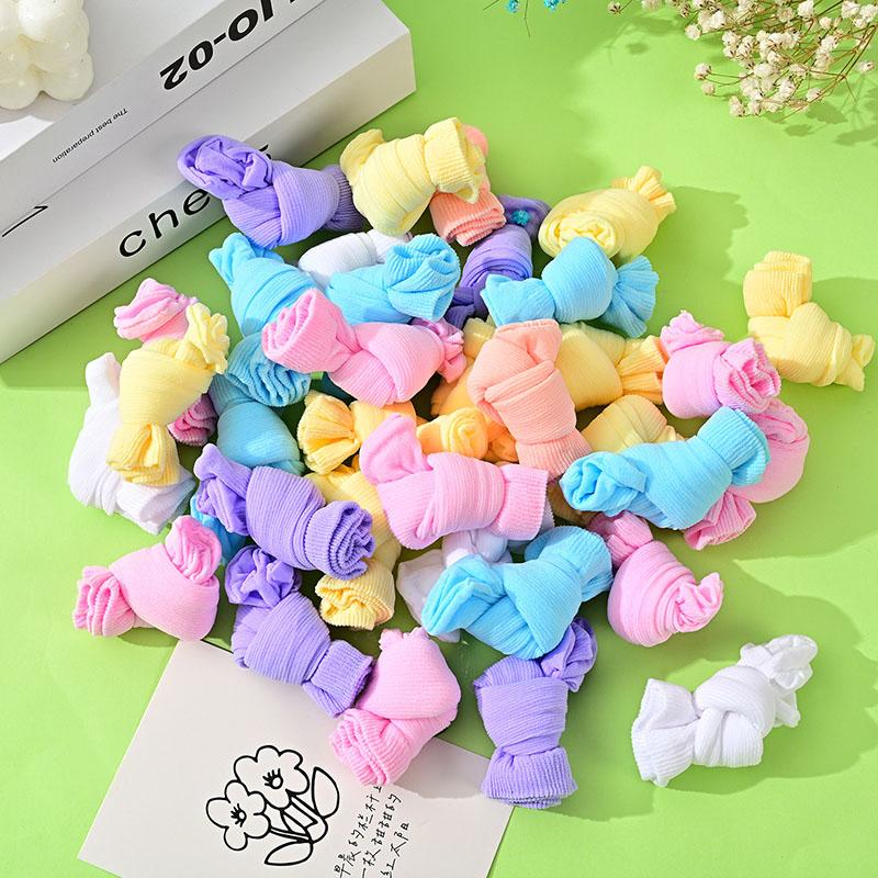 

10 пар детских носков для девочек и мальчиков, весенние носки конфетных цветов, носки для новорожденных, носки для детей 0-9 лет 0-3Y