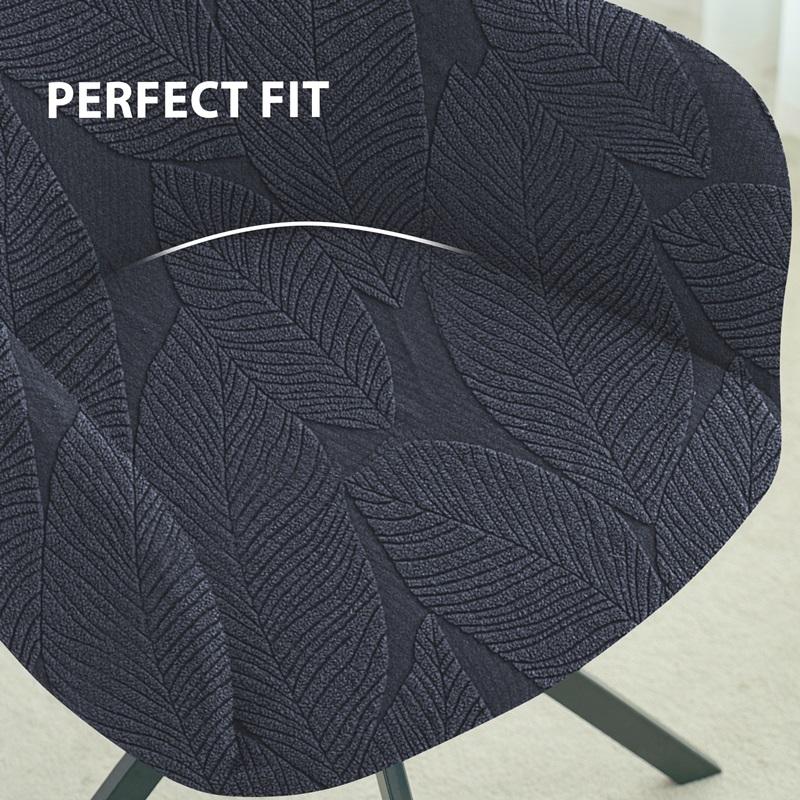 1/24/6Pcs Jacquard High Arm Chair Covers Stretch Spandex Dining Room Chair Slipcovers For Banquet El All-Inclusive Seat Case
