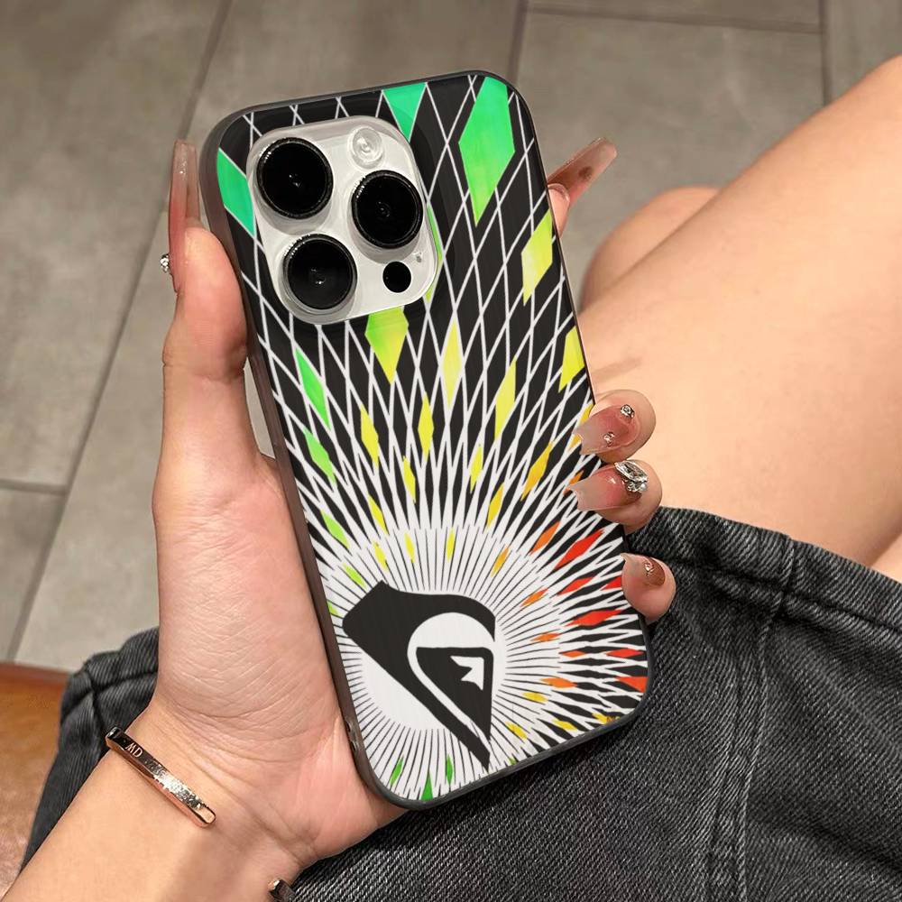 Surf Brand Q-QuiksilverS Logo Phone Case For IPhone 11 12 13 14 15 16 17 Pro Max PLUS Pro Wave Corrugated Silicone Case