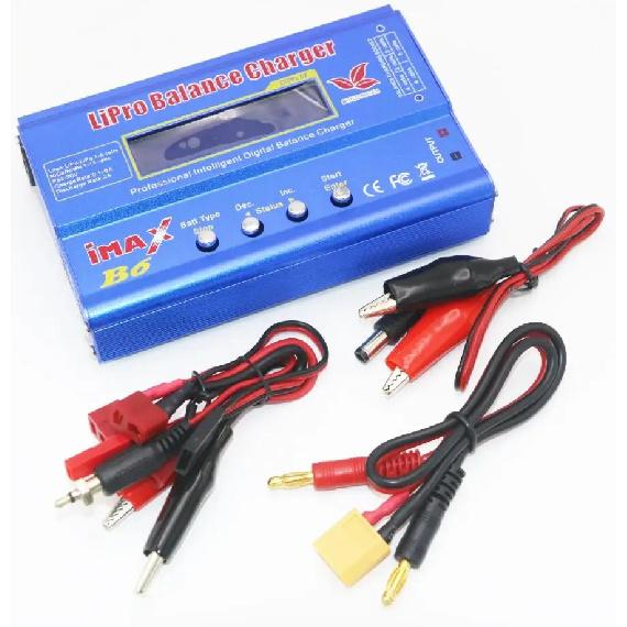 IMAX B6 80W Battery Charger Lipo NiMh Li-ion Ni-Cd Digital RC IMAX B6 Lipro Balance Charger Discharger + AC POWER 12V 5A Adapter