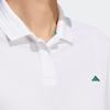 Adidas Aeroready Loose-Fit Polo Shirt Solid Color Logo Embroidery Short Sleeve Women Tops White HT0032