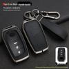 Toyota RAV4 Smart Key Zinc Alloy Leather Protective Case