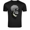 Skull Football Helmet T-Shirt - Dark American Football Skull