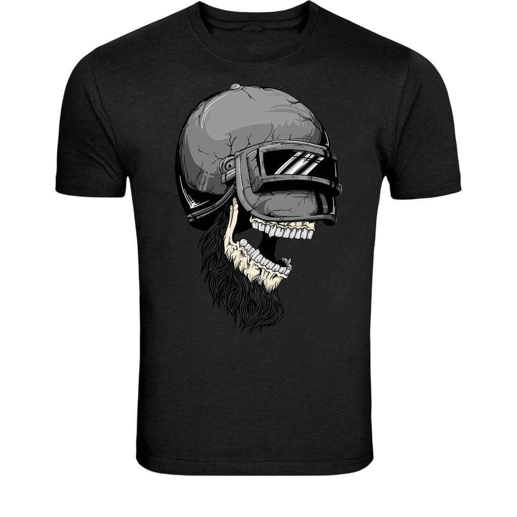 Skull Football Helmet T-Shirt - Dark American Football Skull
