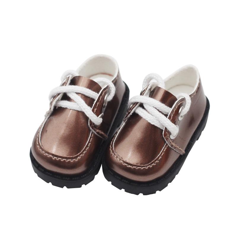

14 Inch Doll Outfit Uniform Shoes Set for 20cm Cotton Doll Accessories Suitable for Various Doll Models Durable Material Design One Size кавовий