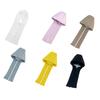 Cache-cou léger prêt pour l'hiver avec capuche amovible pour hommes femmes Protections contre le froid Polyester Faux col
