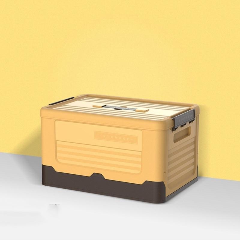 Foldable Storage Bin Plastic Organizer Box for Clothes and Books Convenient Toy Container Dorm Organization Tool