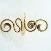 Hai Rao 2024 Minimalist Copper Adjustable Toe Ring - Eco-Friendly