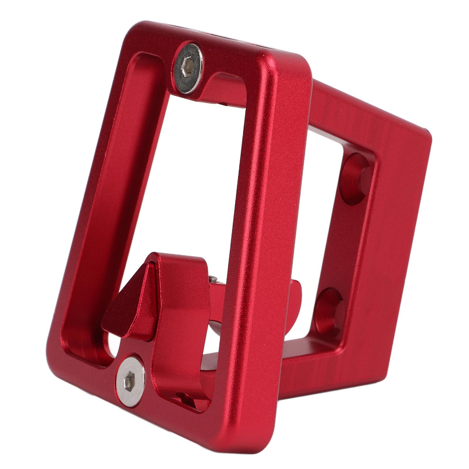 

Folding Bicycle Front Bracket Aluminum Alloy Bike Bag Rack Mount Base for BromptonRed червоний