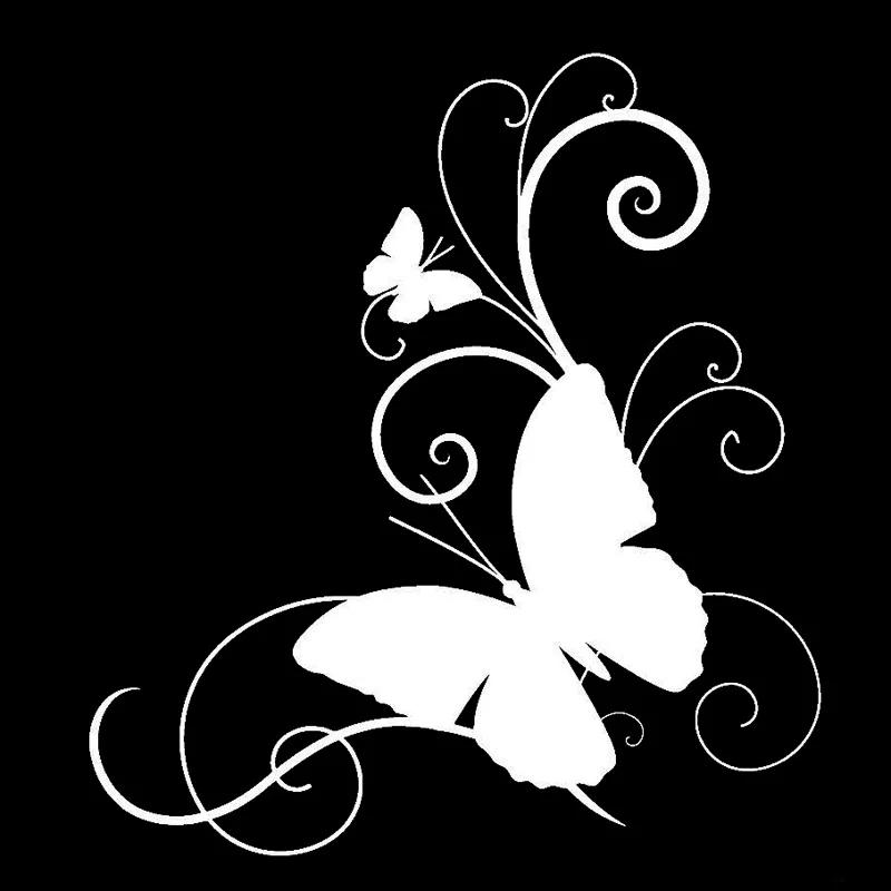 Car Sticker Stickers Butterfly Personality Car-Styling Custom PVC Motorcycle Rear Window Stickers Products Cute, Accessories Car
