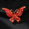 Fashion Full Zircon Butterfly Brooch For Women Luxurious Animal Corsage Pins Wedding Party Clothing Accessories Jewelry Gifts