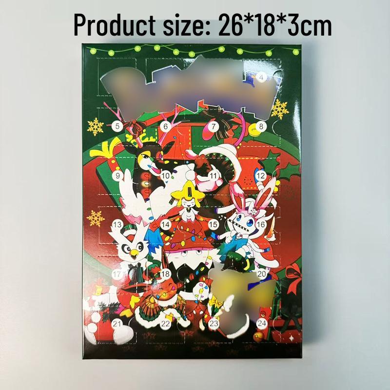 In-Stock Elf Doll Advent Calendar: Magical Christmas Box with 24 Surprises