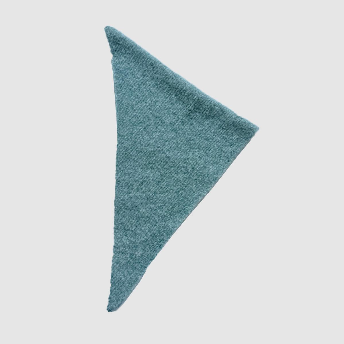 

Korea Styles Knitted Triangular 31% Wool Scarf Women Winter Warm Collar Headscarf Shawls Neckerchief Hijab Wraps 42x100cm