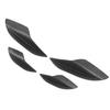 Bumper Fin Car Front Bumper Side Splitter Canards Lip Spoiler Deflector Replacement for Mitsubishi Carbon Fiber