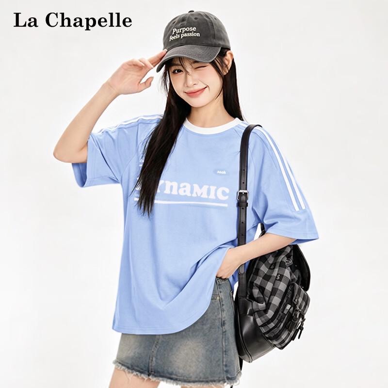 La Chapelle Women s American Retro Cotton Short Sleeve T-Shirt S