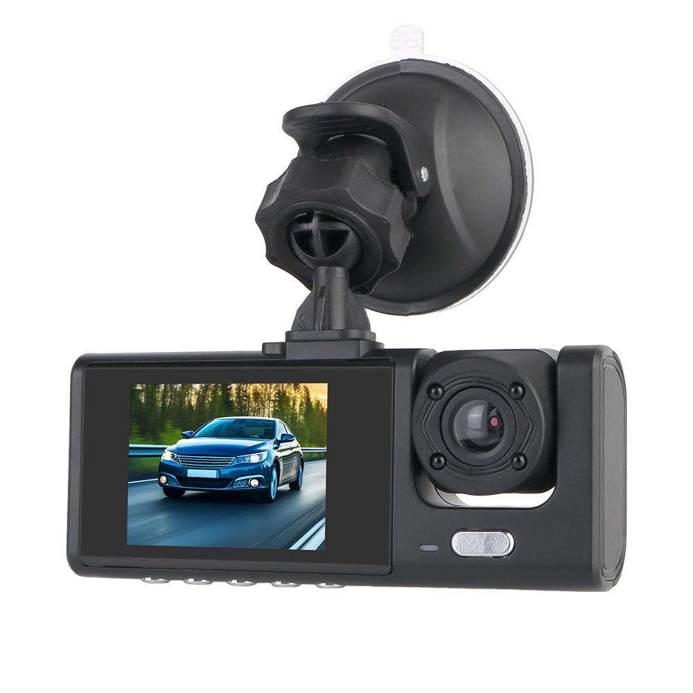 Universal Interior Monitor HD 1080P 12V Auto Accessories 3 Lens Driving Video Recorder 2 Inch Screen Car DVR Dash Cam Rearview Camera