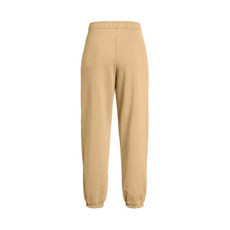 Under Armour Icon Comfortable Solid Color With Fleece Lining Casual Pants Women's Khaki 1386488-263