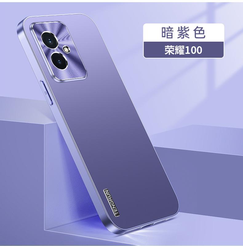 Matowy metaliczny lakier jest odpowiedni do etui na telefon komórkowy Honor 100, kreatywne magic5 metalowe soczewki x40 odporne na upadki etui ochronne 90