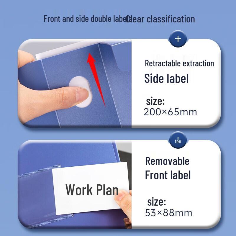Deli A4 PP Plastic File Box