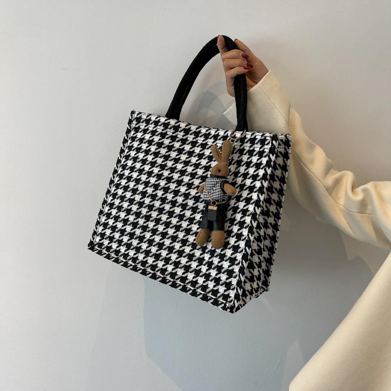 Large Capacity Tote Bag New Style Commuter Mother Bag Female Ins High School Student Shoulder Bag Female Summer