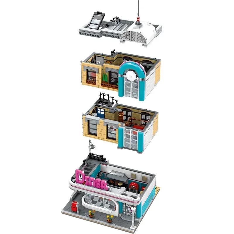 Строительные блоки Downtown Diner с фигурками — фото 4