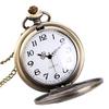 Retro Bronze Constellation Stylish Capricorn Pocket Watch Fob Watch Women Men Fashion Gift
