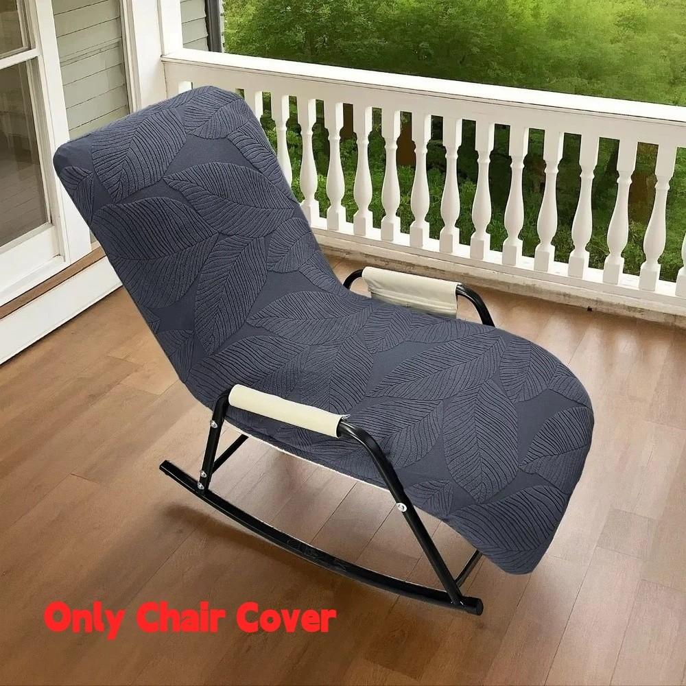 Soft Chair Protector Cover Leaves Jacquard Lounge Chair Cover Home Furniture Cover серый