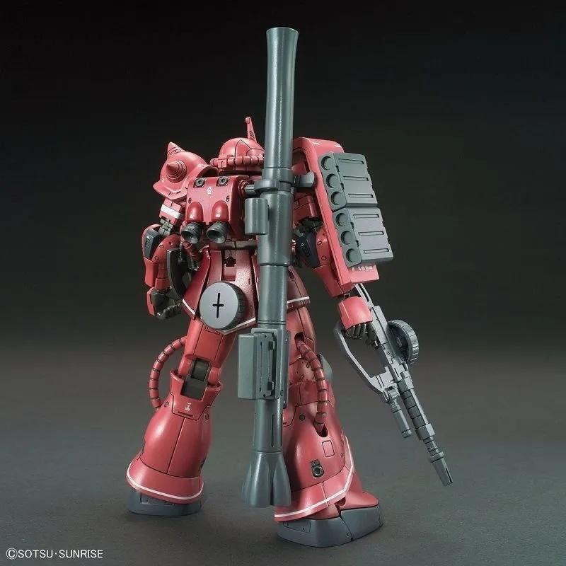 Hg 1/144 GTO Zaku De La Comète Rouge Maquette à Assembler Figurine d'Action Exquise Décoration de Bureau Cadeau Surprise Collection Garçon