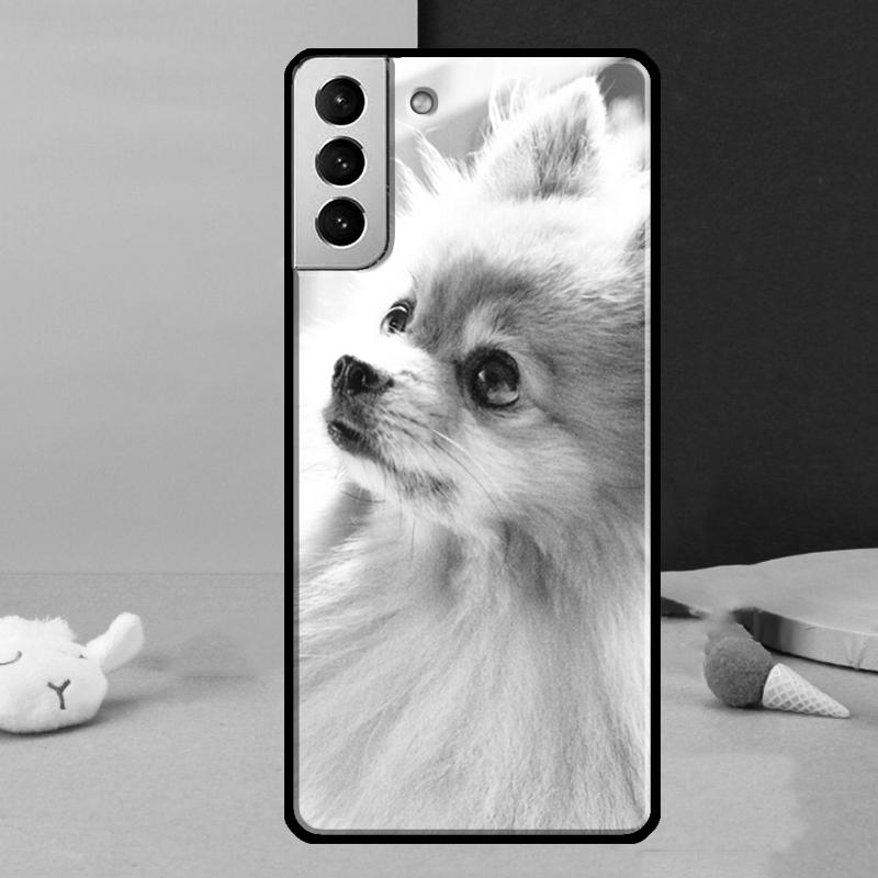 Pomeranian Dog Phone Case For Samsung Galaxy S24 Ultra S25 Ultra S9 S10 S20 S21 S22 Plus S23 S24 FE Cover