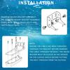 H7BD 000-12603-001 Transducer Transom Mount Bracket Compatible for StructureScan 3D TotalScan Yacht Marine Fishing Shockproof
