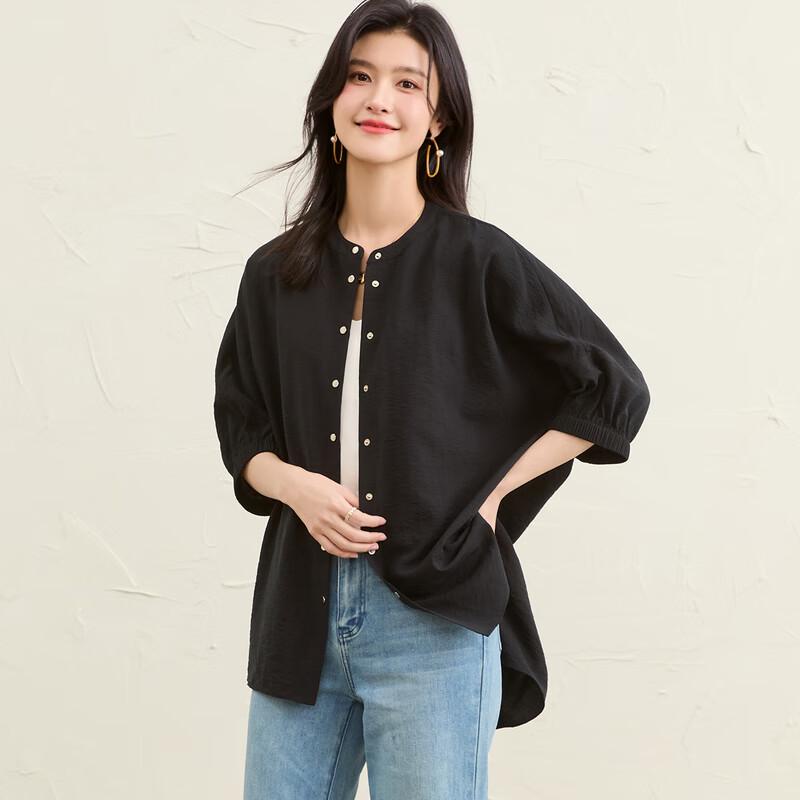 

Jinjuan Women s 19 Momme Silk Machine Washable Blouse 2XL