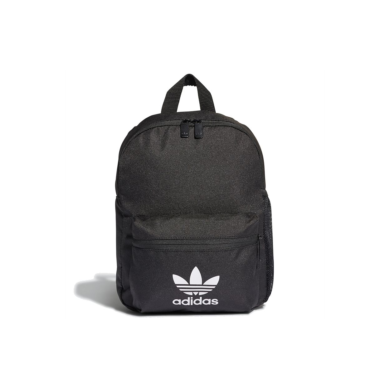 

Adidas Originals Trefoil BP Inf Solid Color Simple Large Capacity Sports Zipper Backpack Men Backpack Black FM3265 Black