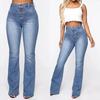 Women's Rivet Patch Pocket Long Jeans