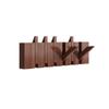 Solid Wood No-Drill Coat Hook & Wall Art for Entryway