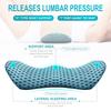 1pcs Breathable Memory Cushion Interior Accessories Bed Sleeping Pillow Car Seat Waist Pillow Lumbar Support Pillow Foam Car