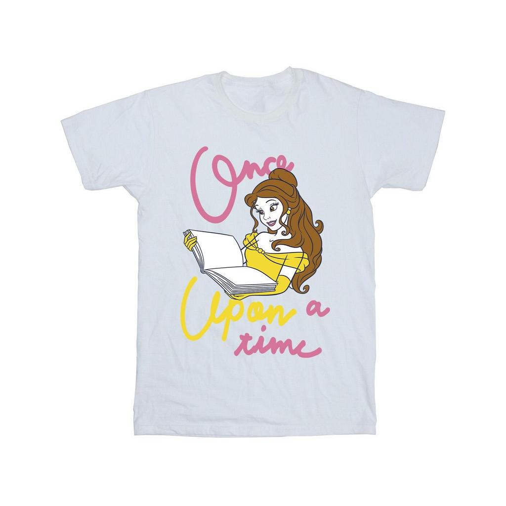 Beauty And The Beast Men's Once Upon A Time Belle Cotton T-Shirt