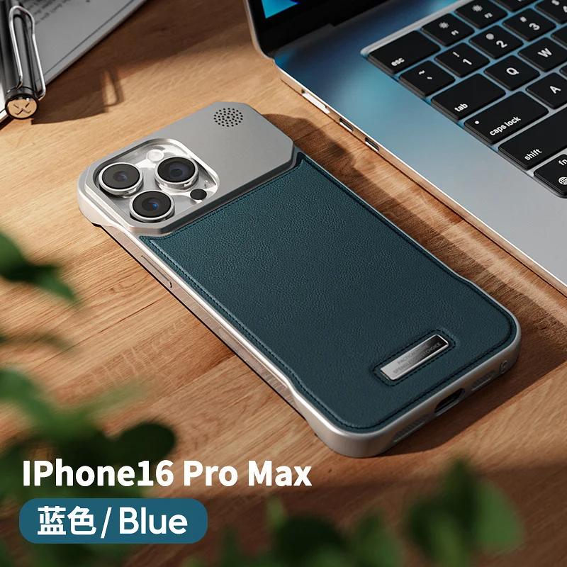 PU Leather Aromatherapy Magnetic Case For iPhone 17 Air 11 12 13 14 15 16 Pro Max Plus Mini Wireless Charging Frameless Case