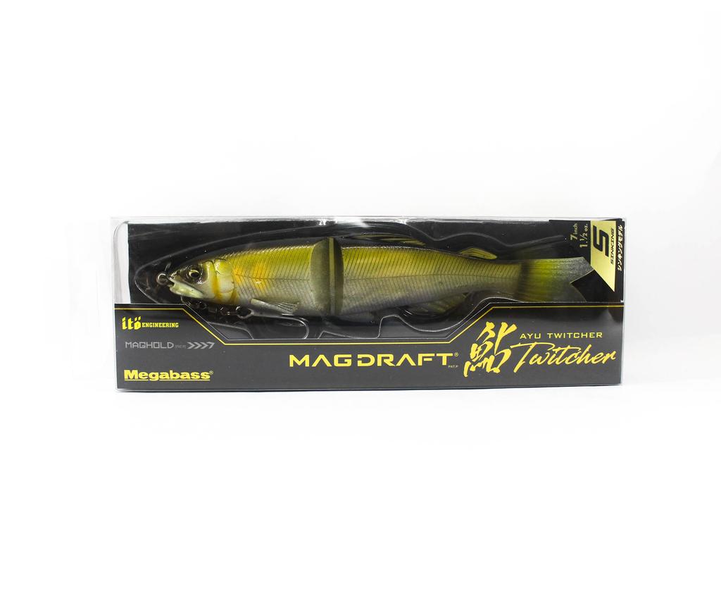 Megabass Soft Lure Mag Draft Ayu 7 Inch Sinking Lure Tenryu Ayu (4804)