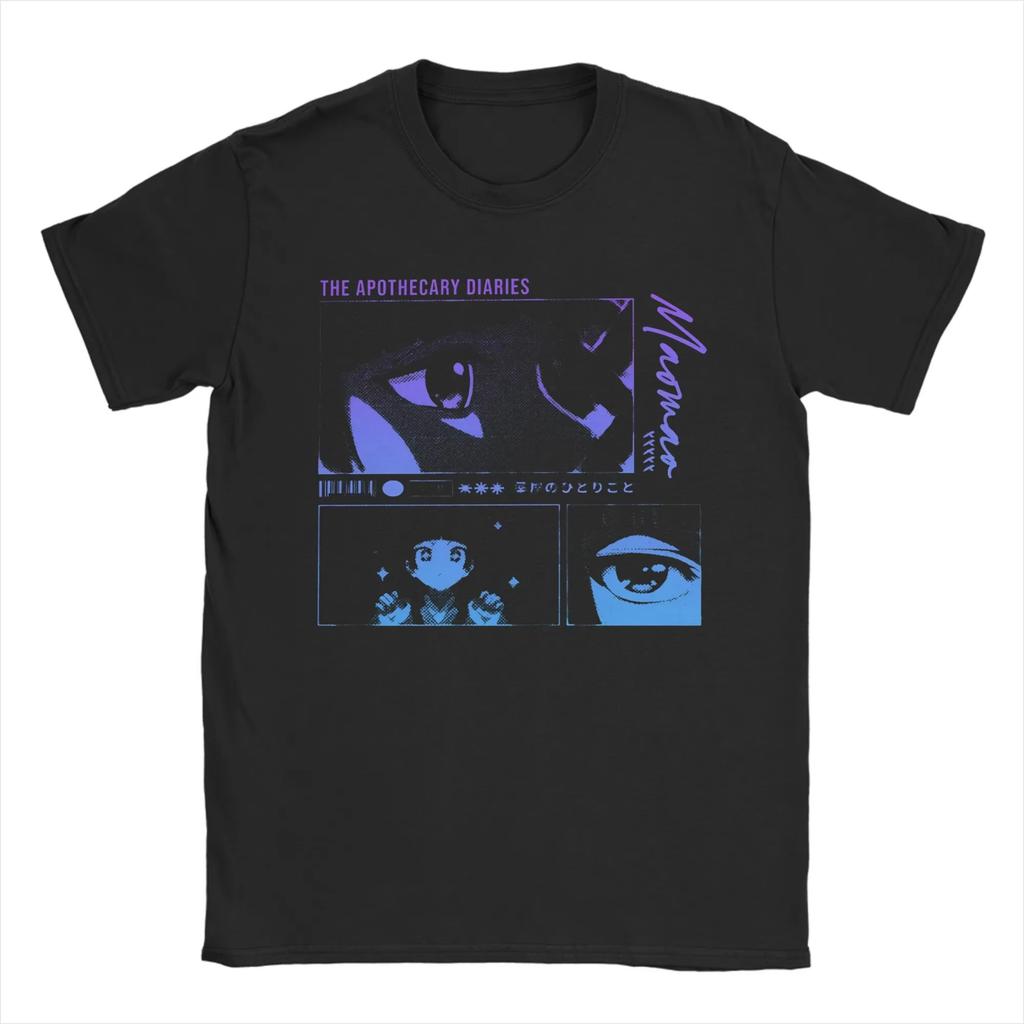Maomao & Jinshi The Apothecary Diaries T-Shirt Herren Damen Reine Baumwolle Vintage T-Shirts Kurzarm Klassische Kleidung