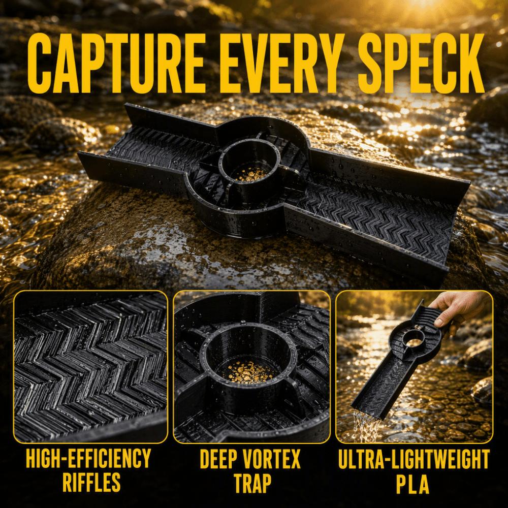 Splash-Proof Gold Mining Tool Lightweight Sand Sifting Box Sand Filter Box Outdoor Activities