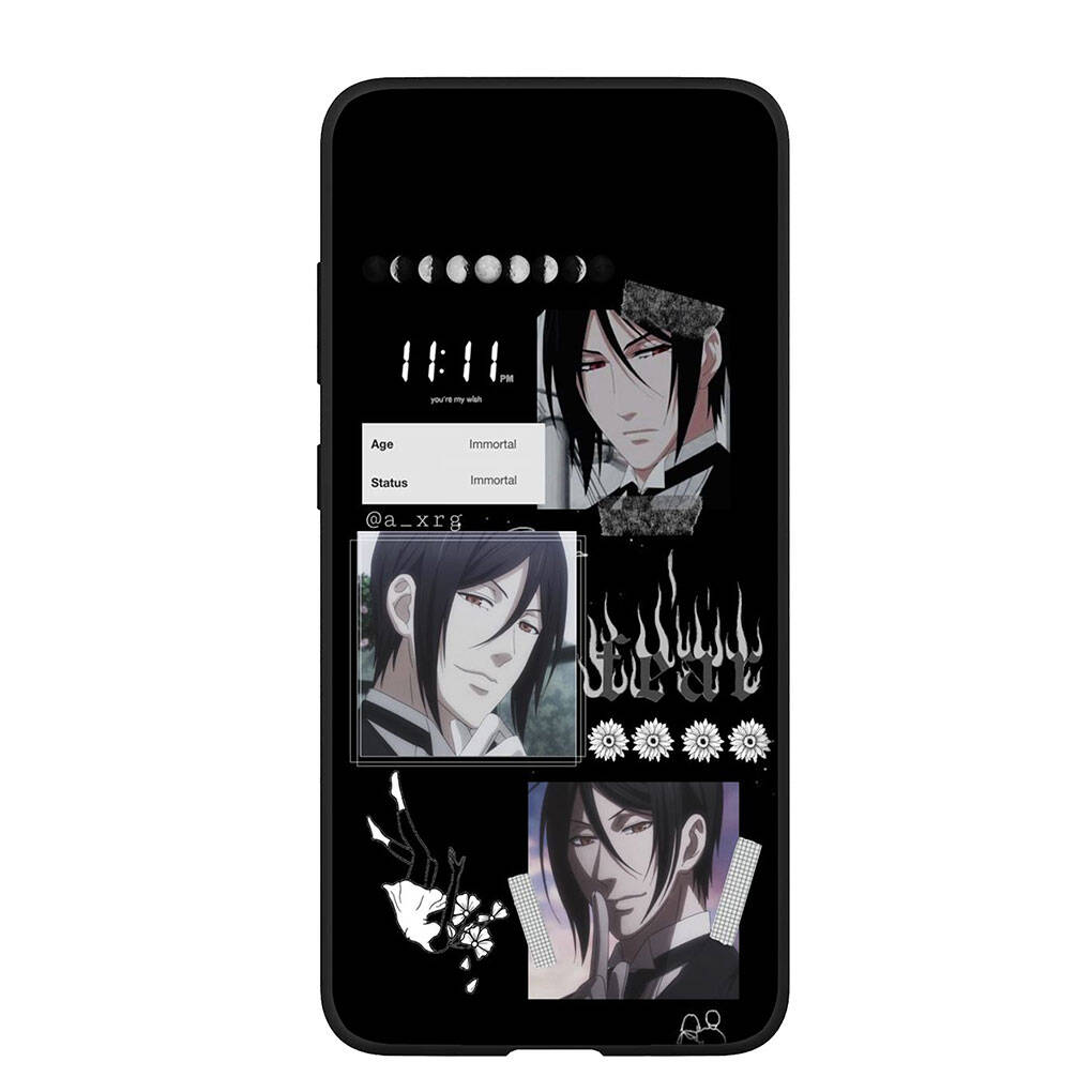 Phone Case for Samsung Galaxy S25 S23 S22 S21 S24 Ultra FE A05 A06 A15 A16 A36 A37 A35 A34 A54 A55 A56 A57 A25 A26 A53 A17 Comics Black Butler Cover