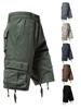 Men's Summer Cotton Workwear Shorts - Loose-Fit, Casual Five-Point Riding Pants