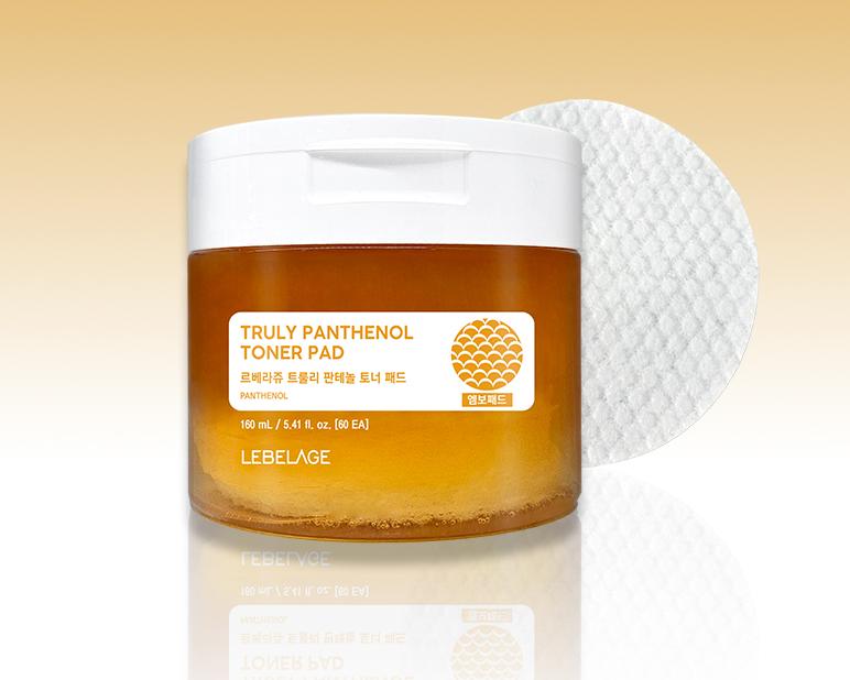 LEBELAGE Truly Panthenol Toner Pads – Soothing & Barrier Repair Pads for Sensitive and Dry Skin
