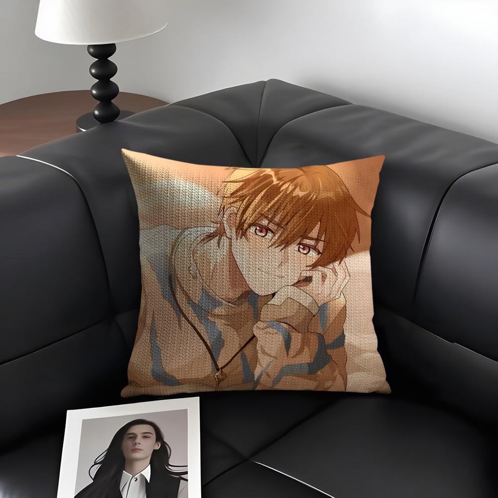 T-Tears Of Themiss Luke Pearce Cushion Cover Natural Linen Organic Fabric Double-Sided Printing Sofa Home Decor Gift Pillow Case