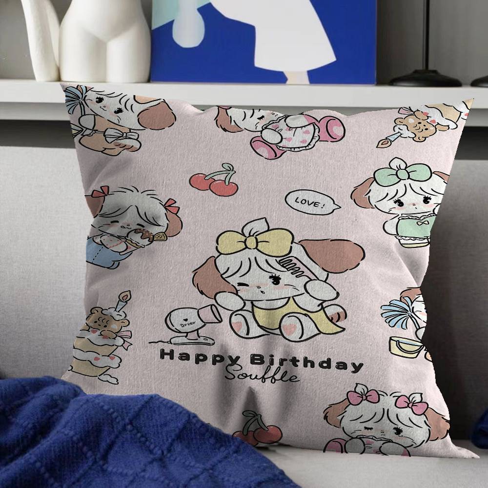 Japan Mmikko CCharacters Pillow Gift Home Office Decoration Pillow Bedroom Sofa Car Cushion CoverPillow Case